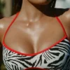 Zuma Wende-Bikini-Oberteil mit Neckholder in Zebradruck Zuma Wende-Bikini-Oberteil mit Neckholder in Zebradruck