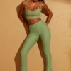 Zuni Petite-Hose mit Schnürung am Rücken in Grün